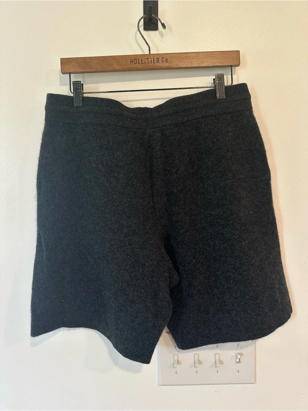 Wills Cashmere Lounge Shorts Huckberry Men’s Size Medium Smoke Grey Cozy Soft